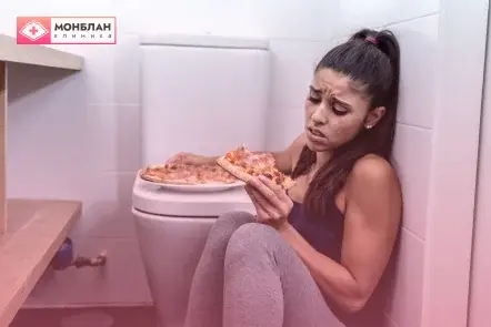 Девушка не хочет кушать
